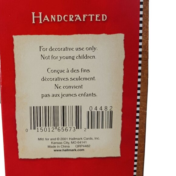 Hallmark 2001 Keepsake Ornament Twas The Night Before Christmas Not Even A Mouse - Picture 5 of 7